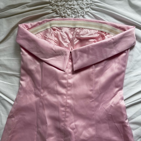 Simple and Elegant Pink Maxi Cocktail Dress - Picture 5 of 5